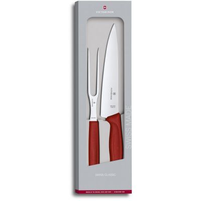 Набір ножів Victorinox SwissClassic Carving Set Red (6.7131.2G)