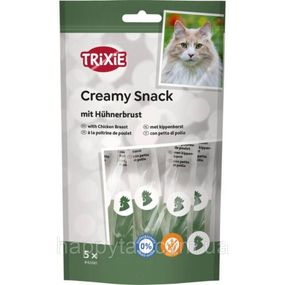 Лакомство Trixie Creamy Snacks для котов с курицей 5 шт х 14 г