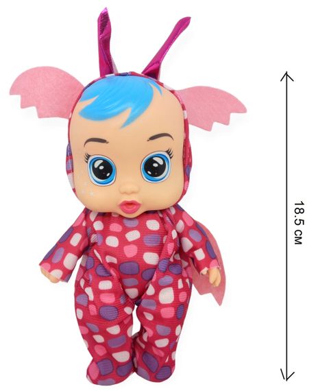 Лялька пупс, що плаче, говорить та сміється в костюмі кажана 18.5 см Cute Babies із соскою та пляшечкою | Зображення 1