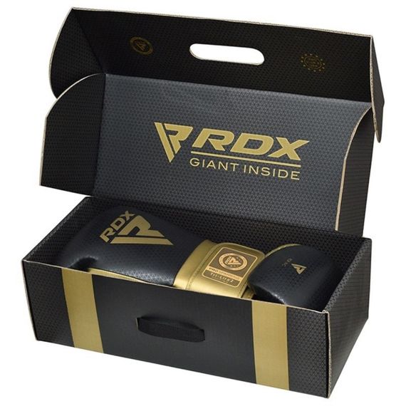 Боксерські рукавиці RDX MARK PRO SPARRING TRI LIRA 2 GOLDEN-14 унцій (капа в комплекті) | Зображення 7