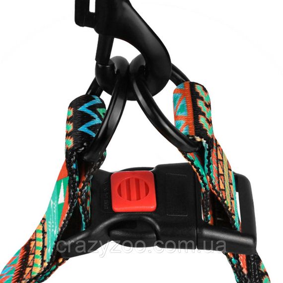 Шлея для собак BronzeDog Tribal M нейлон ацтеки 45-56 см 71/1335 | Зображення 2