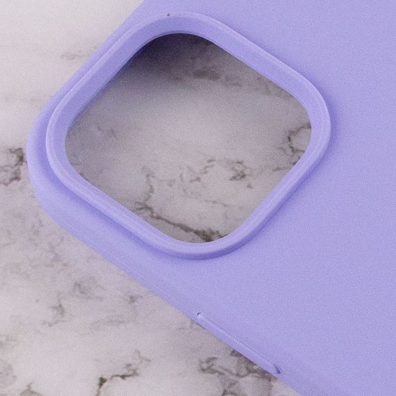 Чехол Silicone Case Full Protective (AA) для Apple iPhone 15 Pro Max (6.7") Сиреневый / Dasheen | Зображення 2