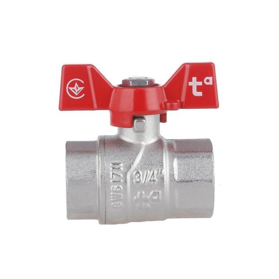 Кран кульовий SD Forte 3/4" ВР для води (метелик) SF602W20 | Зображення 4