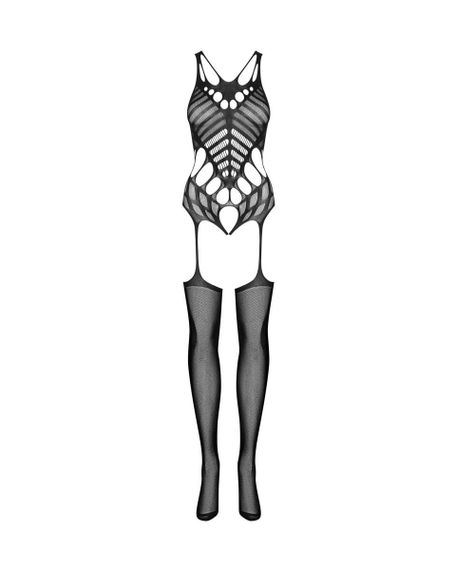 Комбінезон сітка Obsessive Bodystocking G139, чорний, One Size | Зображення 3