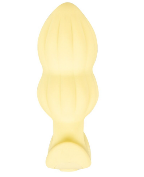 Анальна пробка з вібрацією Vibrating Mini Butt Plug Yellow Sex Aura | Зображення 6