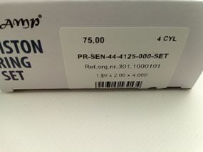 Кільця AMP Sens 1.3 75,00 стандарт (PR-SEN-44-4125-000) цільні/чугінні (301-1000101)