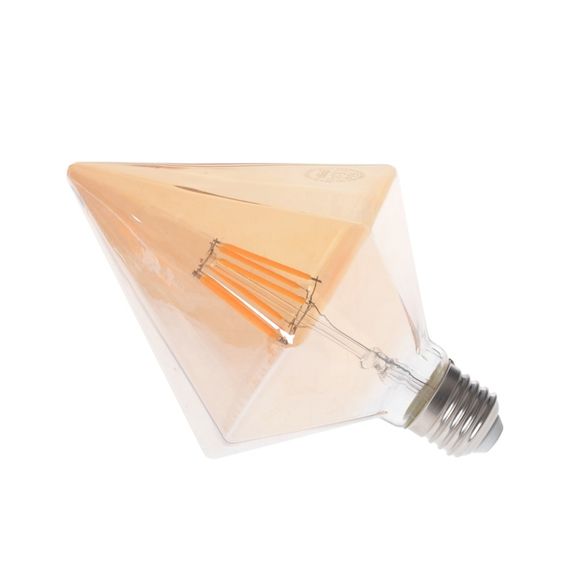 Лампа светодиодная LED 6W E27 COG WW D95 Amber 220V | Зображення 4