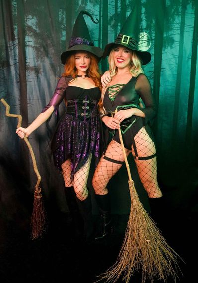 Костюм відьми Leg Avenue Mystical Witch L, сукня, капелюх | Зображення 5