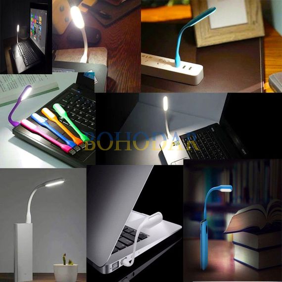Лампа гибкая USB TRIZAND 13175 салатовый цвет LED 5V 1.2W подсветка ночник для ноутбука повербанка и т.п. | Зображення 5
