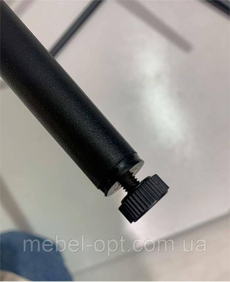 Полубарное кресло Gor Bar 65 ML с подлокотниками на черных металлических ножках Бархат зеленый B-1003 | Зображення 4