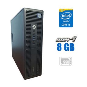 Комп'ютер HP EliteDesk 800 G2 SFF / Intel Core i5-6600 (4 ядра по 3.3 - 3.9 GHz) / 8 GB DDR4 / 256 GB SSD / Intel HD Graphics 530 / USB 3 б/в