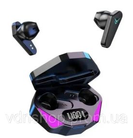 Беспроводные игровые наушники X 15 с RGB LED подсветкой и шумоподавленным