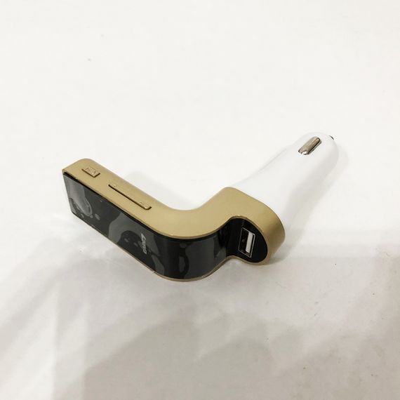 Автомобильный FM модулятор Car G7 FM Modulator Bluetooth. Цвет: золотой | Зображення 8