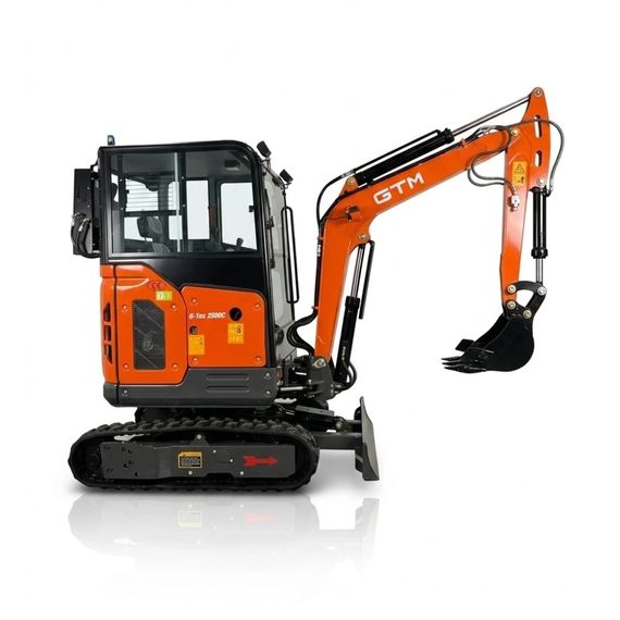 Миниэкскаватор дизельный GTM G-Tex 2500С (25.34 кВт, 34 л.с., до 2.5 м, 2500 кг) | Зображення 4