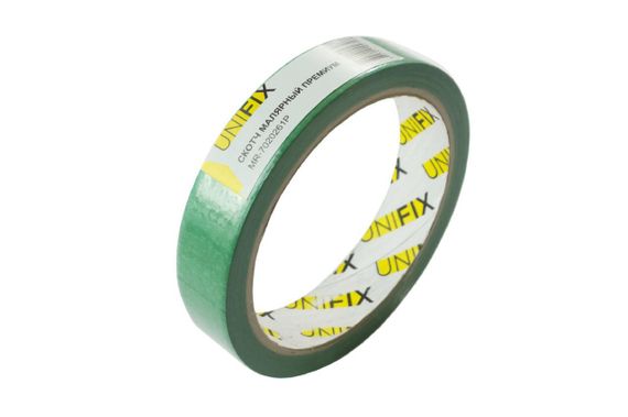 Лента клейкая малярная MR-7020261P премиум 20мм*20м UNIFIX | Зображення 2