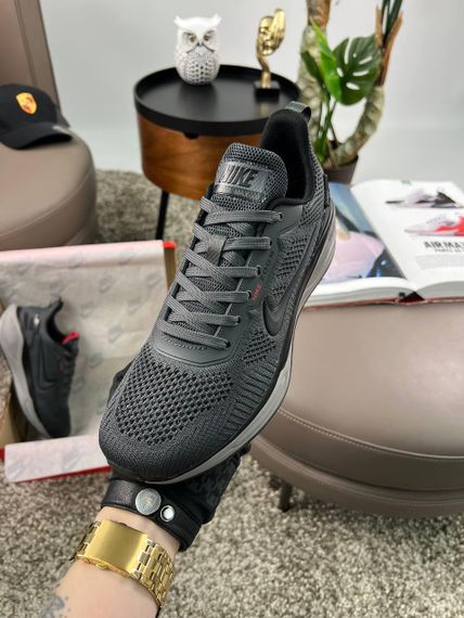 Чоловічі кросівки Air Zoom x React Dark Grey (текстиль) A3897 45 28.5-29 см | Зображення 4