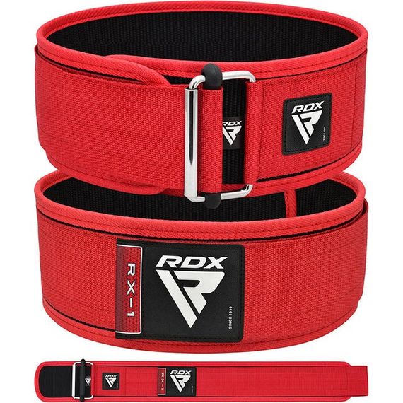 Пояс для важкої атлетики RDX RX1 Weight Lifting Belt RED-M | Зображення 6