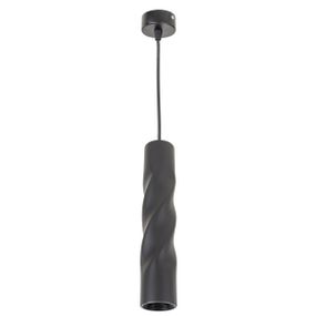 Люстра подвесная тубус LED 5W WW BK (AL-702S/1)