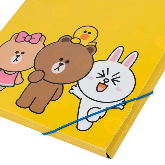 Папка на резинці A4 YES Line Friends 492098 | Зображення 3