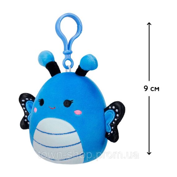 Мягкая игрушка на клипсе Squishmallows– Бабочка Вейверли (9cm) | Зображення 1