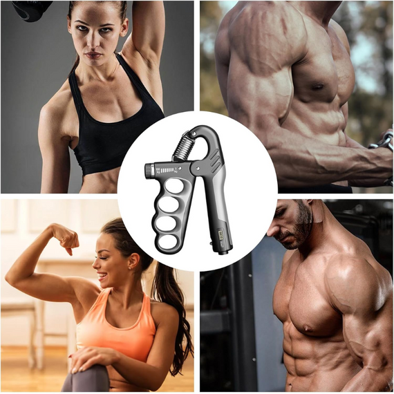 Кистьовий Еспандер із регульованим навантаженням 6-100 кг, пружинний регульований кистьовий еспандер | Зображення 9