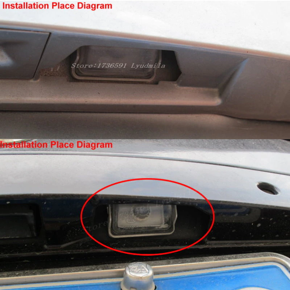 Кріплення камера заднього огляду, підсвітка номерного знака Mazda CX-5, 2012 — 2017 | Зображення 4