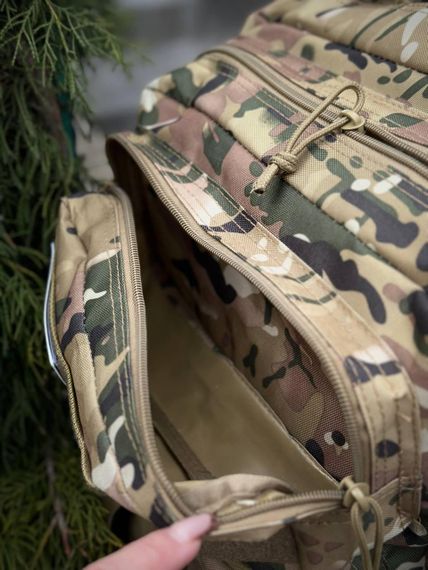 Тактичний рюкзак військовий мультикам з прапором Сша Multicam Usa штурмовий армійський рюкзак 45Л | Зображення 5