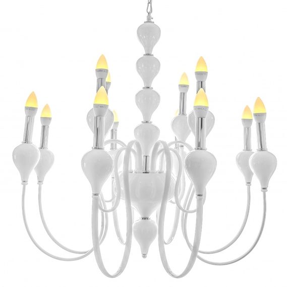 Люстра подвесная свеча E14 40W WH (BL-022S/12) | Зображення 5