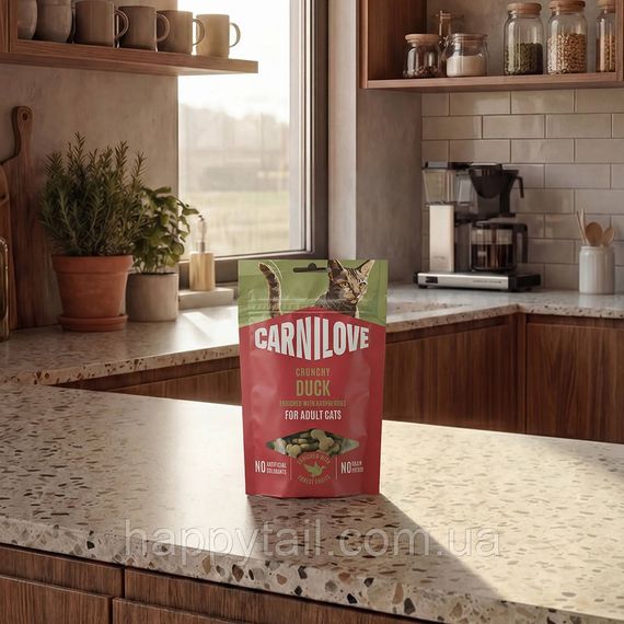 Хрустящее лакомство для кошек Carnilove Crunchy Snack Lamb с ягненком и ежевикой — беззерновые снеки 50 г | Зображення 6