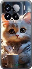 Чохол на Xiaomi Xiaomi 15 Білий кіт "5646u-3880-2448"