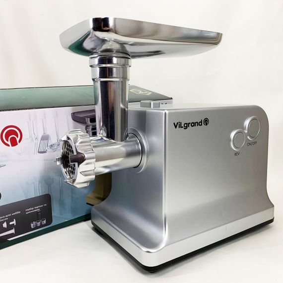 М'ясорубка VILgrand V221-PMG. Колір: срібний | Зображення 7