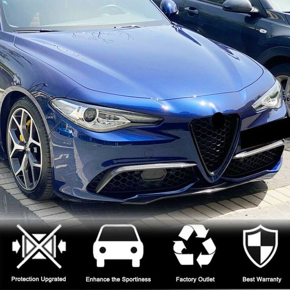 Накладки на протитуманки (для Sport, Карбон) для Alfa Romeo Giulia 2016-2022 рр | Зображення 3