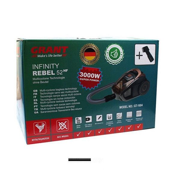 Пилосос ROYAL BERG GT-1604 СИНІЙ BLUE 3000 Watt | Зображення 4