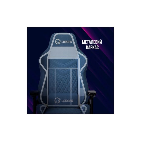 Крісло ігрове Lorgar Ace 422 Blue (LRG-CHR422BL) | Зображення 6