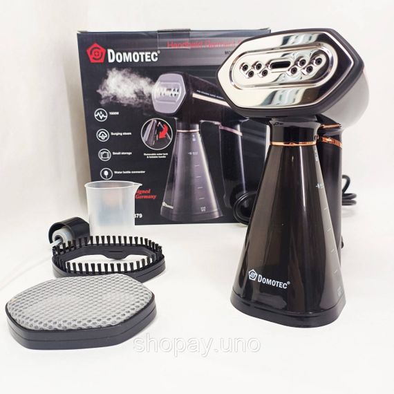 Утюг отпариватель для любого типа одежды Domotec MS-1272 1600 Вт, Отпариватель для одежды эффективный QN-62 | Зображення 5