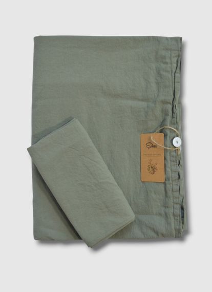 Постільна білизна Sikel Stonewashed Soho 200 х 220 см Yesil | Зображення 2