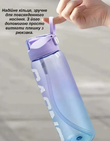 Пляшка для води Casno 1000 мл KXN-1247 Біла (KXN-1247_White) | Зображення 5