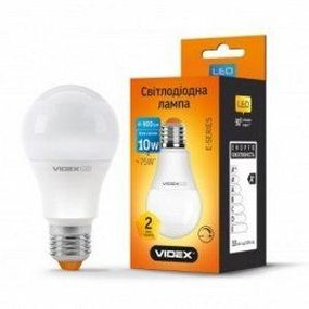 Лампа A60e 10W E27 4100К 220V D LED Videx