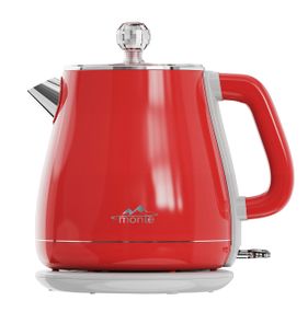 Електрочайник Monte MT-1830 Red, 1.7 л, 1800 Вт, з подвійними стінками