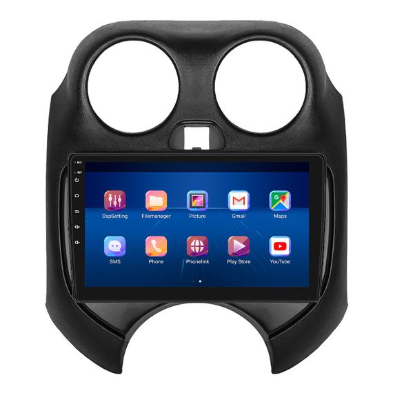 Штатная магнитола 9" Lesko для Nissan Micra IV (K13) Рестайлинг 2013-2016 Top 4/32 4G WiFI GPS Ниссан | Зображення 1