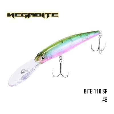 Воблер Megabite Bite 110 SP ( 110 мм, 23,6 гр, 6m) (6)
