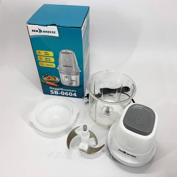 Блендер із подрібнювачем зручний для кухні SeaBreeze SB-0604, Блендер з гострими сталевими лезами RY-73 | Зображення 5