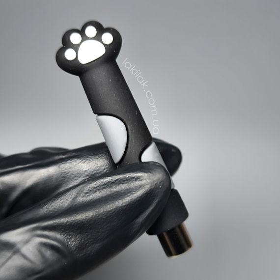 Магнит-цилиндр "Лапка" для гель-лака кошачий глаз (черный)