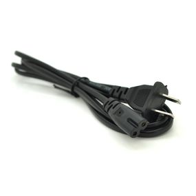 Кабель живлення 1.2m, 0.5mm, PC-184/2 A-C13 2 pin (американський роз'єм), Black, OEM Q25