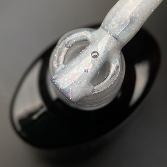 Світловідбивна база Crooz Crystal Base №05 (молочна з блиском) 8мл | Зображення 2