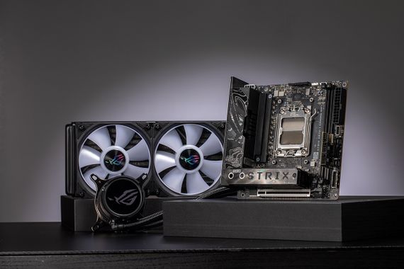 Материнcкая плата ASUS ROG STRIX X870-I GAMING WIFI sAM5 X870 2xDDR5 M.2 HDMI WiFi BT mITX 90MB1IW0-M0EAY0 | Зображення 4