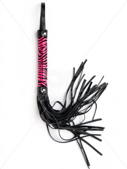 Батіг ARGUS PURPLE SMALL LEOPARD FLOGGER Sex Aura