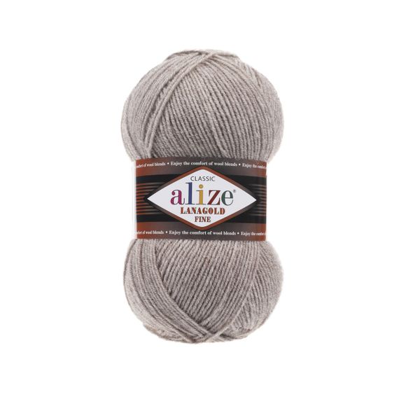 Пряжа Alize Lanagold Fine 207 напіввовна