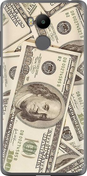 Чехол на Xiaomi Redmi 4 pro Доллары "3016u-438-17620"