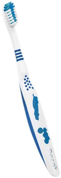 Дитяча зубна щітка paro® children toothbrush JUNIOR, темно-синя